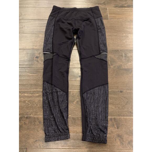 prAna Black Womens Running Jogging Yoga Reflective Pants Size S SMALL - Picture 2 of 10